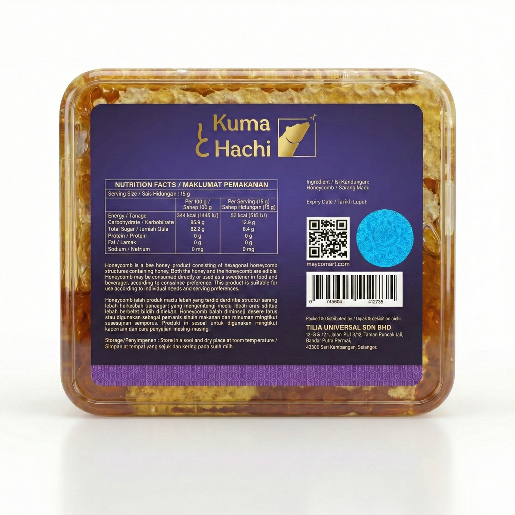 KUMA & HACHI RAW HONEYCOMB TUB