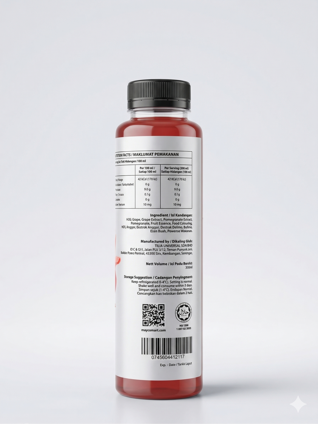 POMEGRANATE GRAPE 350ML