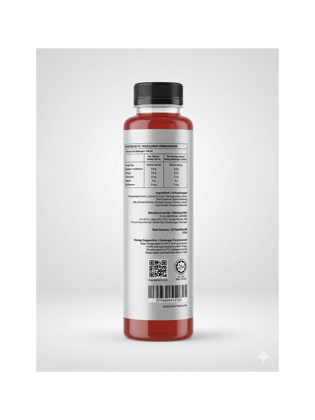 POMEGRANATE LEMON 350ML