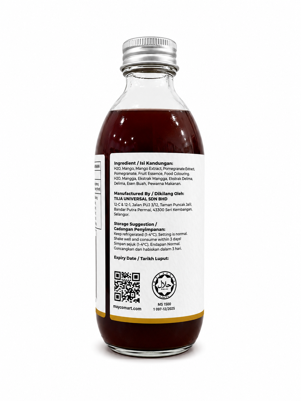 Mini Fusion Pomegranate Grape 200ml