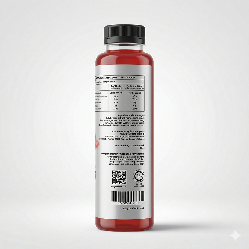 POMEGRANATE SOURSOP 350ML